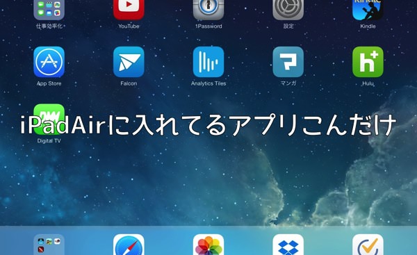 Ipad air apps