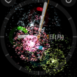 Apple Watchに、正月の「あけましておめでとう」で、文字盤に花火が上がった