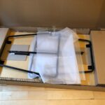 折りたたみテーブル（無印良品）を導入、机が広くなって作業が快適に