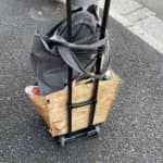 「ルーガービッジ トートバッグ」＋「無印良品のラゲッジカート」 = キャンプ道具を運ぶのにオススメ