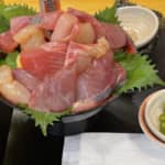 東京•中野 ランチ「豊洲市場 さかな酒場 魚星」ぶっかけ豊洲鮮魚丼 1,200円