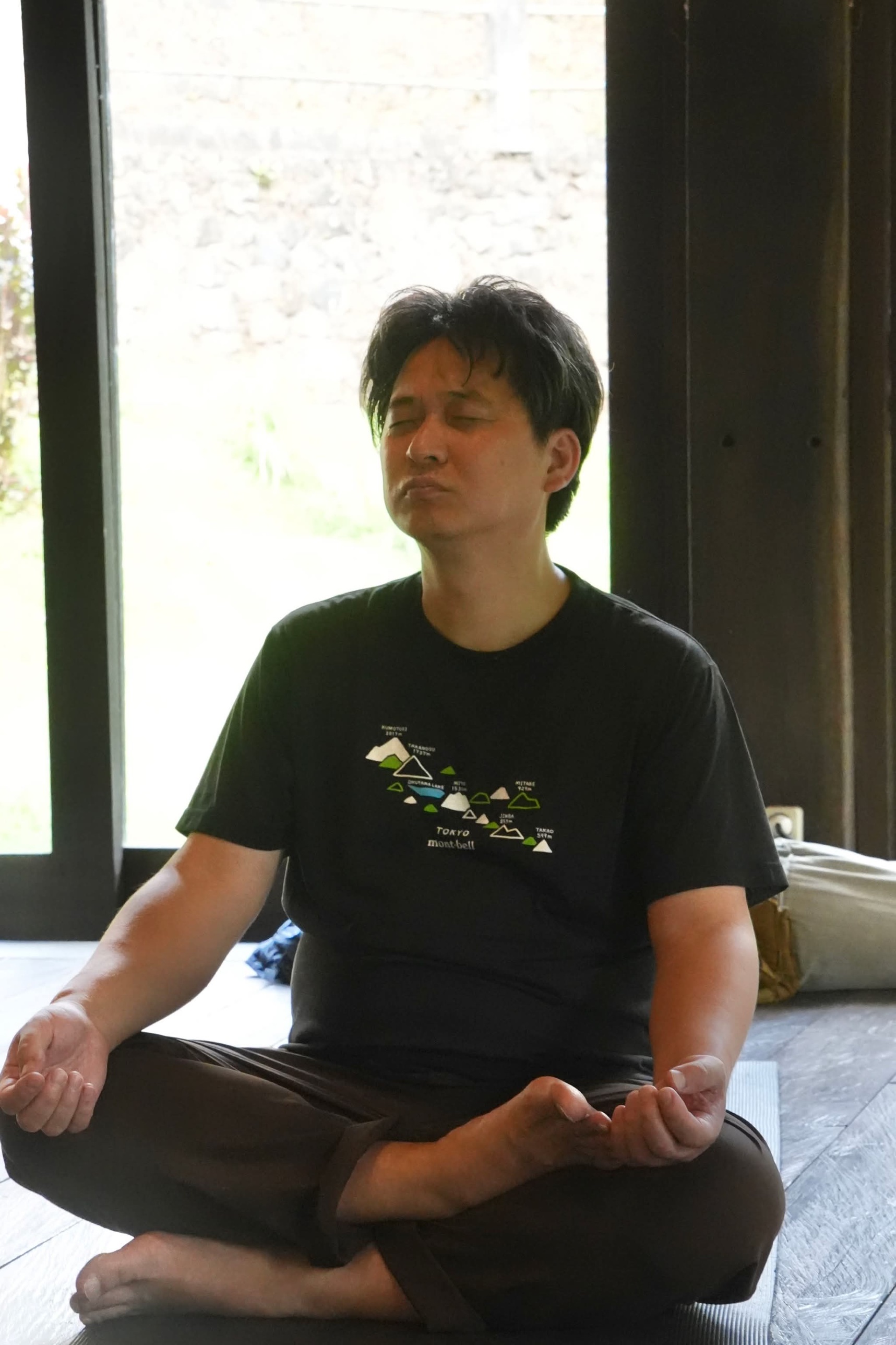 瞑想中