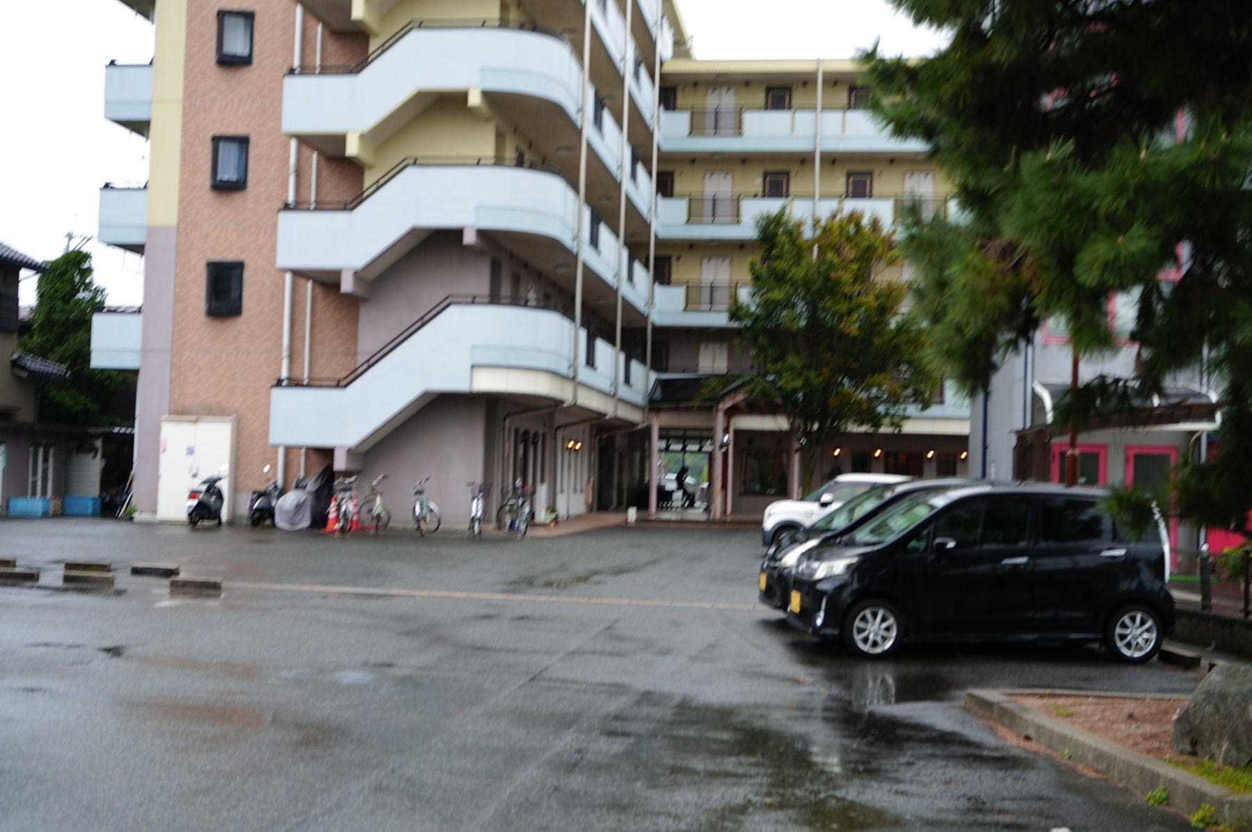 湖山の街並み